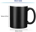 Magic Mug with Photo Customized/Personalized Cup with Image, Text, Logo, Quotes Gifts for Birthday, Anniversary, Valentine's Day Black Colour Changing Mug 325 ML