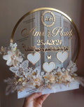 Click to see full view Inventoo Couple Thumb Impression Gift | Wedding Thumb Print | Finger Print Gift| Personalized Text | Golden Metal Design|